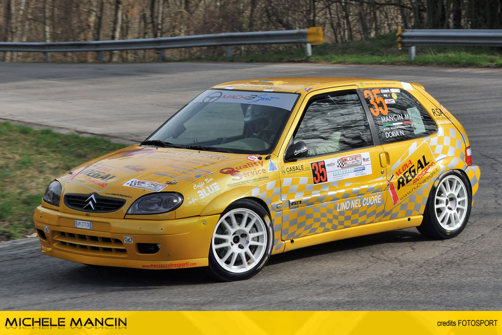 Mancin è pronto per il Rally dei Laghi