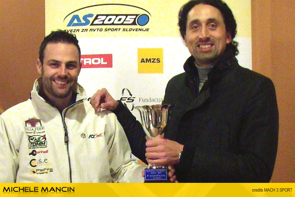 Mancin premiato alle Grotte di Postumia